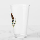 メキシコのアームグラスのコート タンブラーグラス (左)