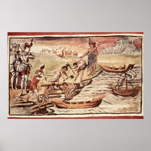 メキシコのインディアン造船業者 ポスター (正面)