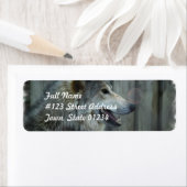 メキシコのウルフの郵送ラベル ラベル (インサイチュ)