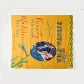 メキシコのエンゲージメントパーティーの写真タペストリー タペストリー (正面(横))