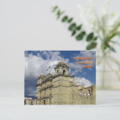 メキシコのオアハカにある大聖堂 ポストカード (スタンド正面)