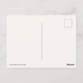 メキシコのオアハカにある大聖堂 ポストカード (裏面)