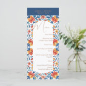 メキシコのオアハカ行き先結婚式 メニュー (スタンド正面)