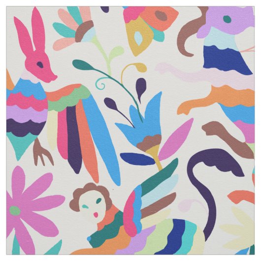 メキシコのオトミインスパイア織布 ファブリック (見本)