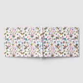 メキシコのオトミスタイルブライトパターン ゲストブック (全面)