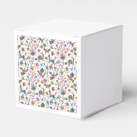 メキシコのオトミスタイルブライトパターン フェイバーボックス (正面サイド)