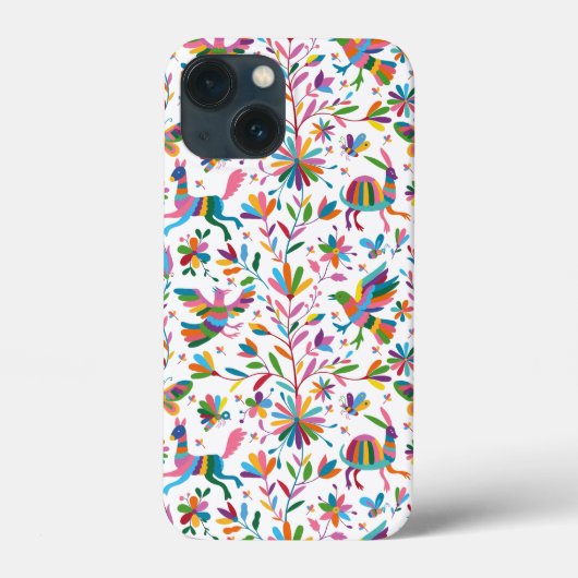 メキシコのオトミスタイルブライトパターン Case-Mate iPhoneケース (裏面)