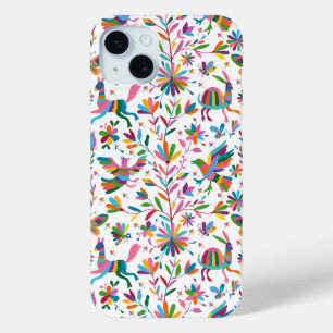 メキシコのオトミスタイルブライトパターン iPhone 15 MINIケース