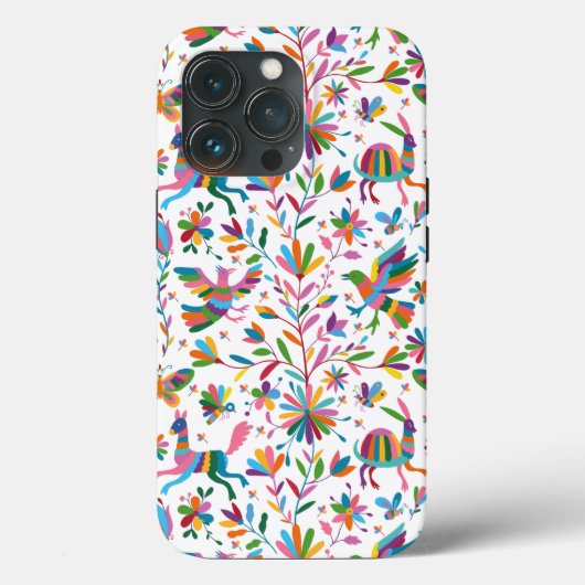 メキシコのオトミスタイルブライトパターン Case-Mate iPhoneケース (裏面)