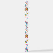 メキシコのオトミスタイルブライトパターン iPhoneケース (左側面)