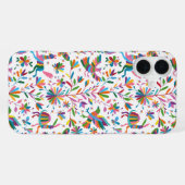 メキシコのオトミスタイルブライトパターン iPhoneケース (裏面横)