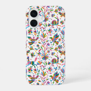 メキシコのオトミスタイルブライトパターン iPhone 16ケース