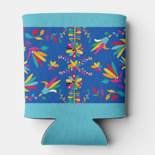 メキシコのオトミデザインインブルース – クーラーボックス 缶クーラー (裏面)