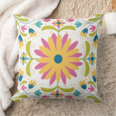 メキシコのオトミ模様 クッション (ブランケット)