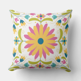 メキシコのオトミ模様 クッション