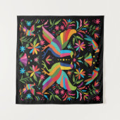 メキシコのオトミ・タペストリー タペストリー (正面(横))