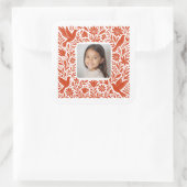 メキシコのオトミ テナンゴ タレラヴェラ（写真付き） スクエアシール (バッグ)