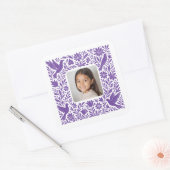 メキシコのオトミ テナンゴ タレラヴェラ（写真付き） スクエアシール (封筒)