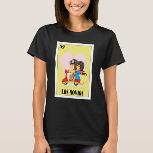 メキシコのカップルのためのLos Novios Tシャツ