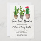 メキシコのカップルの赤ちゃんシャワーの招待状 招待状 (正面)