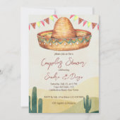 メキシコのカップルシャワー 招待状 (正面)