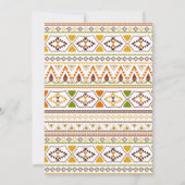 メキシコのカップルシャワー 招待状 (裏面)