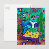 メキシコのカップル踊り ポストカード (正面/裏面)