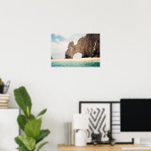 メキシコのカボサンルーカスのアーチ ポスター (ホームオフィス)