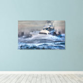 メキシコのカボ・サン・ルーカス「ショットガン・スタート」 キャンバスプリント (インサイチュ (ウッドフロア))