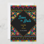 メキシコのカラフル結婚ズ セーブザデート (正面)
