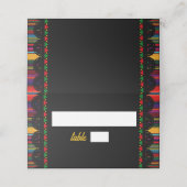 メキシコのカラフル結婚ズ プレイスカード (外部開封)