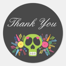 メキシコのカラベラ砂糖スカルフローラEdgyありがとう