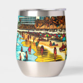 メキシコのカンクンでポップ・アートのArt Vibe (左面)