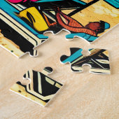 メキシコのカンクンでポップ・アートのArt Vibe ジグソーパズル (側面)