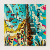 メキシコのカンクンでポップ・アートのArt Vibe ジグソーパズル (横)