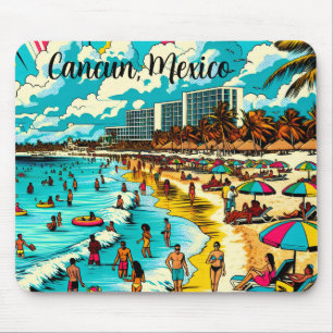 メキシコのカンクンでポップ・アートのArt Vibe マウスパッド