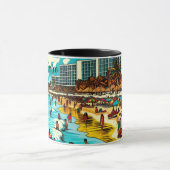 メキシコのカンクンでポップ・アートのArt Vibe マグカップ (中央)