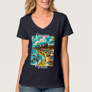 メキシコのカンクンでポップ・アートのArt Vibe Tシャツ
