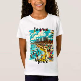 メキシコのカンクンでポップ・アートのArt Vibe Tシャツ