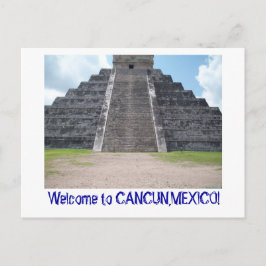 メキシコのカンクン葉書へようこそ。 ポストカード