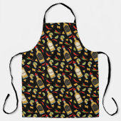 メキシコのカンティーナバーパターン エプロン (正面)