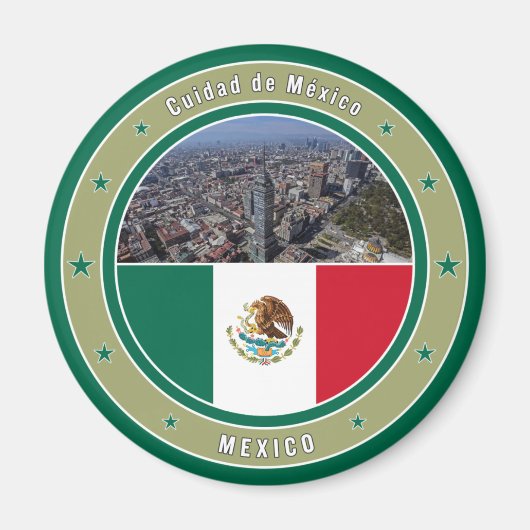 メキシコのキューダド マグネット (正面)