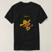 メキシコのギター少年 Tシャツ (デザイン正面)