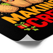 メキシコのクリスマスシーズンにタマーレおもしろいクルーを作る ポスター (角)