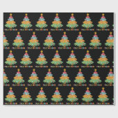 メキシコのクリスマスフェリーズ・ナヴィダッド ラッピングペーパー (フラット)