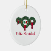 メキシコのクリスマス2 セラミックオーナメント (右)