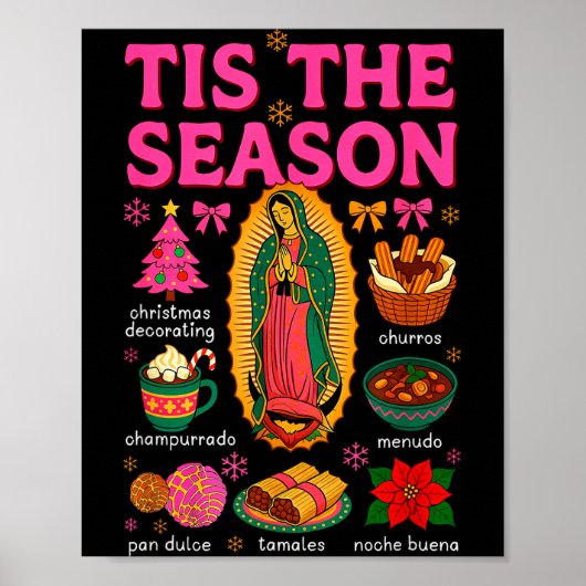 メキシコのクリスマス パン・ドゥルセの季節 ポスター (正面)