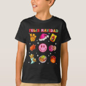 メキシコのクリスマス フェリズ・ナビダード メキシコ 食品 メンズ ウォ Tシャツ (正面)