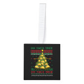 メキシコのクリスマス、メキシコのクリスマスタコ（メキシコ） キューブオーナメント (正面)