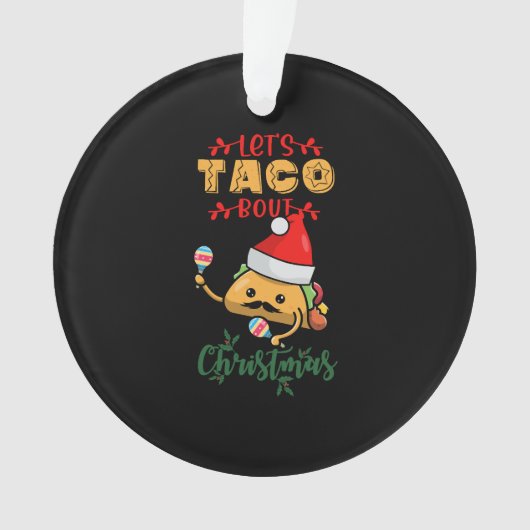 メキシコのクリスマス、メキシコのクリスマスメキシコ、タコ オーナメント (正面)